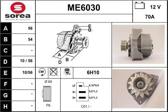 Sera ME6030 - Генератор autospares.lv