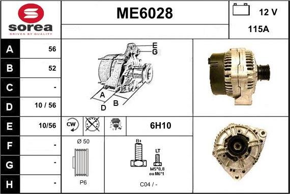 Sera ME6028 - Генератор autospares.lv