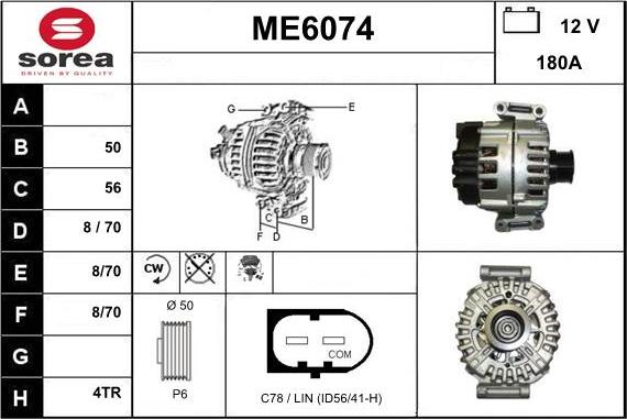 Sera ME6074 - Генератор autospares.lv