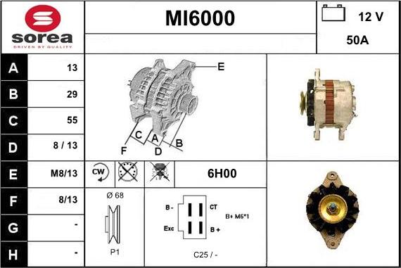 Sera MI6000 - Генератор autospares.lv