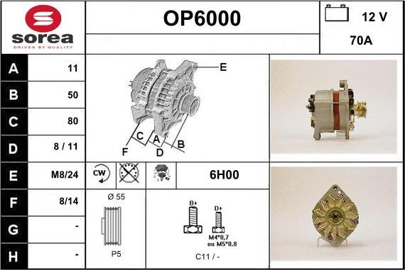 Sera OP6000 - Генератор autospares.lv