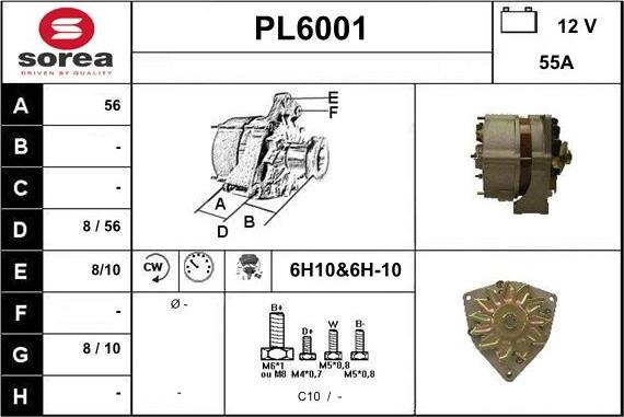 Sera PL6001 - Генератор autospares.lv