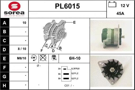 Sera PL6015 - Генератор autospares.lv