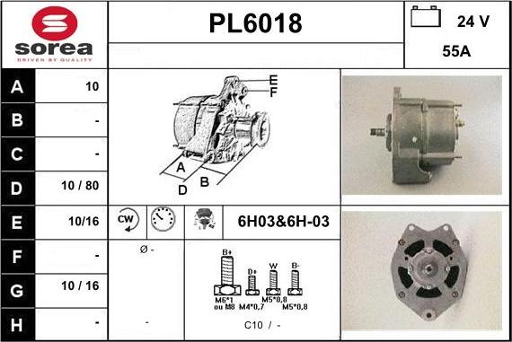 Sera PL6018 - Генератор autospares.lv