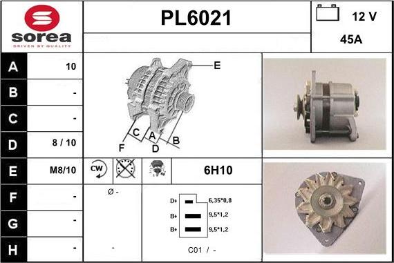 Sera PL6021 - Генератор autospares.lv