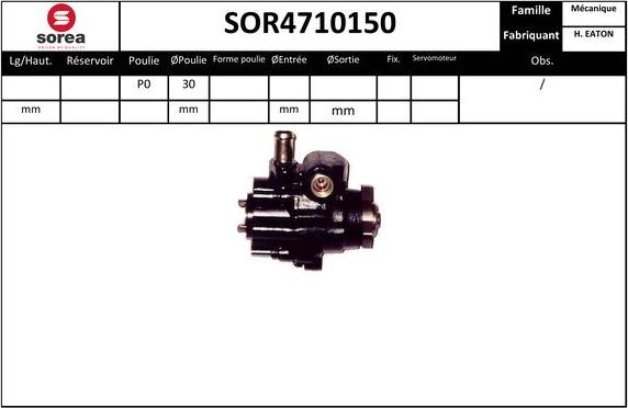 Sera SOR4710150 - Гидравлический насос, рулевое управление, ГУР autospares.lv