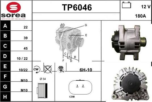 Sera TP6046 - Генератор autospares.lv