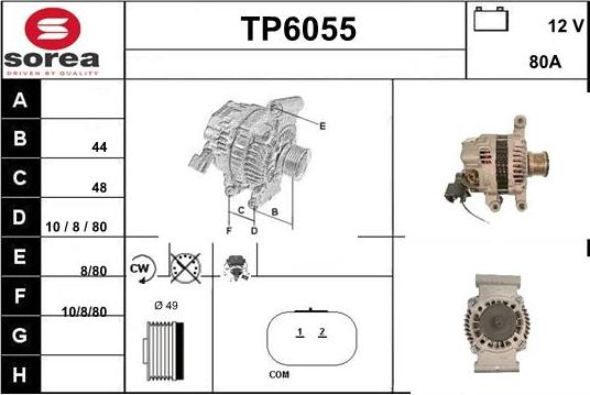 Sera TP6055 - Генератор autospares.lv