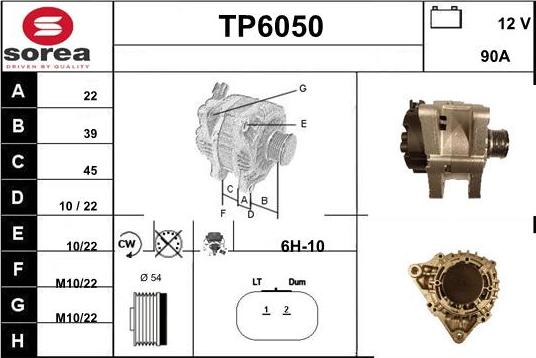 Sera TP6050 - Генератор autospares.lv