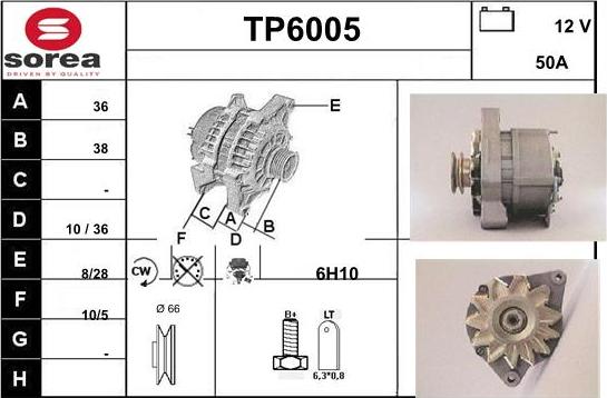 Sera TP6005 - Генератор autospares.lv