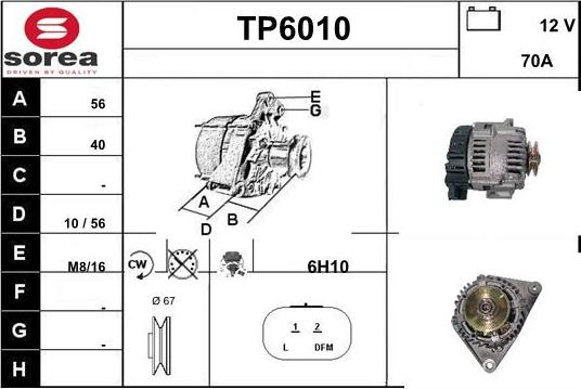 Sera TP6010 - Генератор autospares.lv