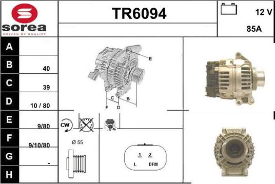 Sera TR6094 - Генератор autospares.lv