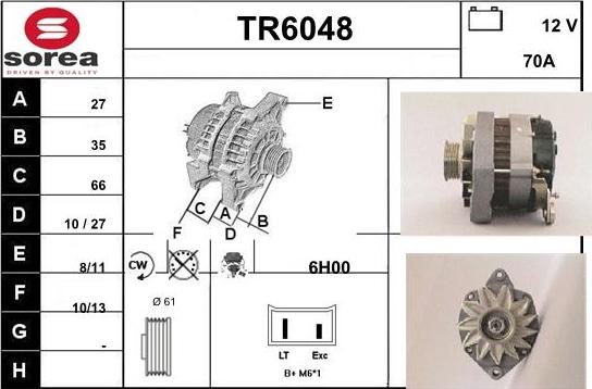 Sera TR6048 - Генератор autospares.lv