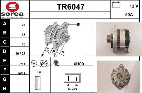 Sera TR6047 - Генератор autospares.lv