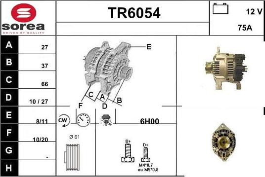 Sera TR6054 - Генератор autospares.lv