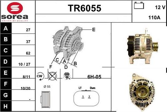 Sera TR6055 - Генератор autospares.lv