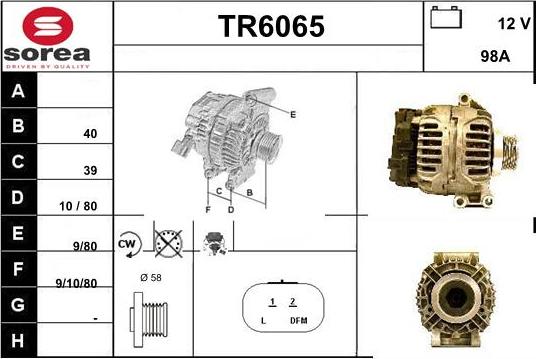 Sera TR6065 - Генератор autospares.lv