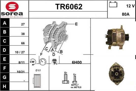 Sera TR6062 - Генератор autospares.lv