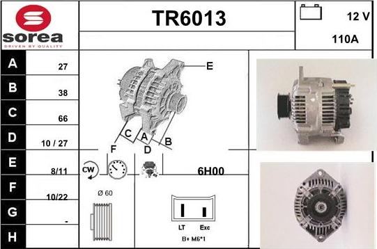 Sera TR6013 - Генератор autospares.lv