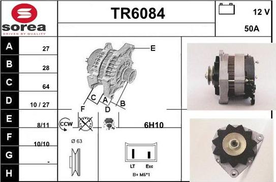 Sera TR6084 - Генератор autospares.lv