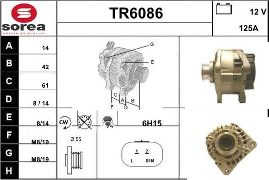 Sera TR6086 - Генератор autospares.lv