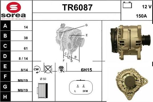 Sera TR6087 - Генератор autospares.lv