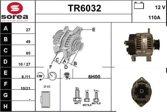 Sera TR6032 - Генератор autospares.lv