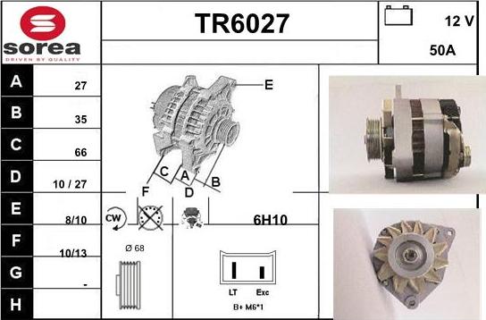 Sera TR6027 - Генератор autospares.lv