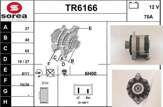 Sera TR6166 - Генератор autospares.lv