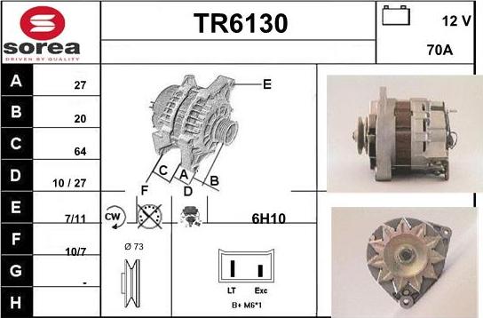 Sera TR6130 - Генератор autospares.lv