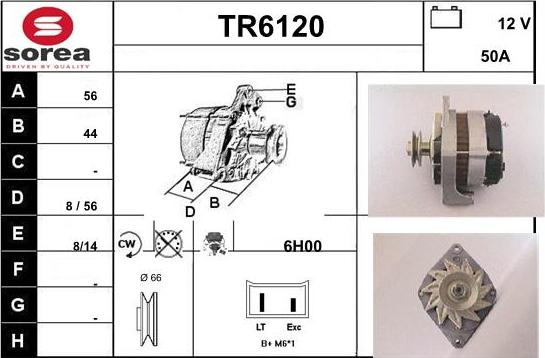 Sera TR6120 - Генератор autospares.lv