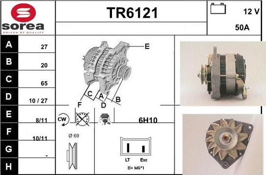 Sera TR6121 - Генератор autospares.lv