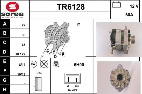 Sera TR6128 - Генератор autospares.lv