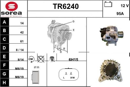 Sera TR6240 - Генератор autospares.lv