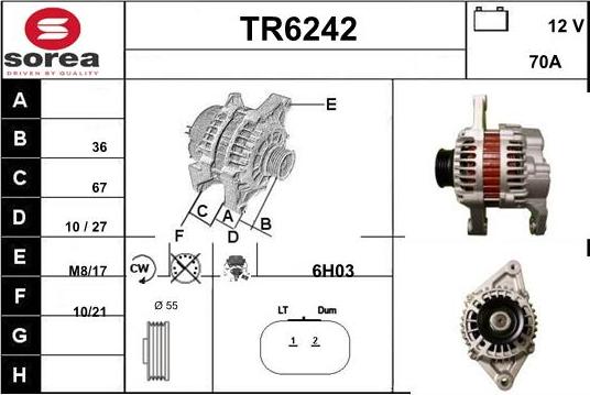 Sera TR6242 - Генератор autospares.lv