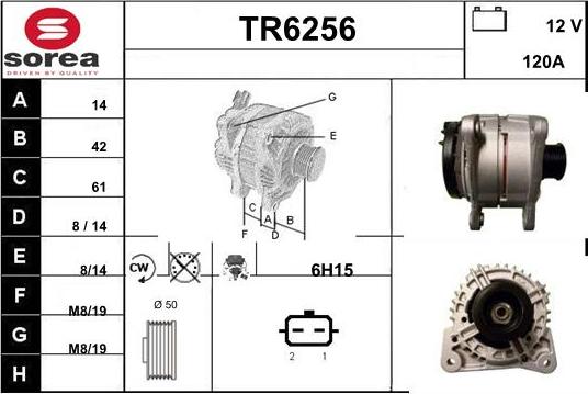 Sera TR6256 - Генератор autospares.lv