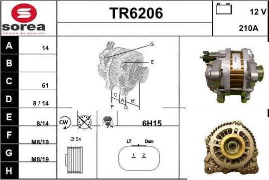 Sera TR6206 - Генератор autospares.lv