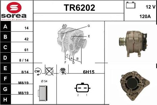 Sera TR6202 - Генератор autospares.lv