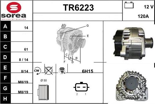 Sera TR6223 - Генератор autospares.lv