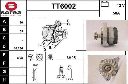 Sera TT6002 - Генератор autospares.lv