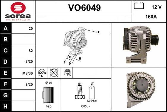 Sera VO6049 - Генератор autospares.lv