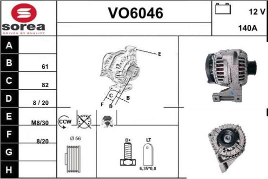 Sera VO6046 - Генератор autospares.lv