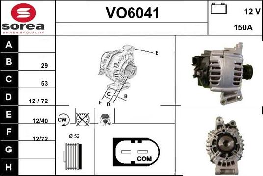 Sera VO6041 - Генератор autospares.lv