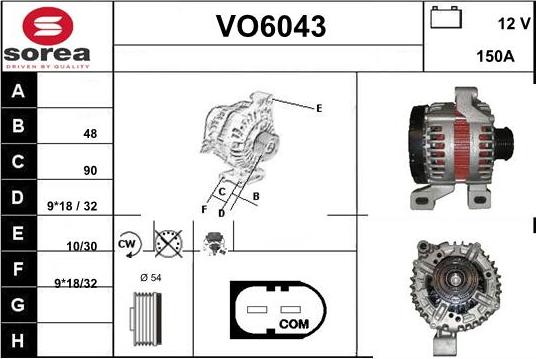 Sera VO6043 - Генератор autospares.lv