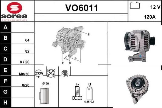 Sera VO6011 - Генератор autospares.lv