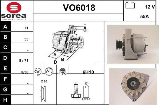 Sera VO6018 - Генератор autospares.lv