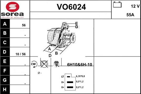 Sera VO6024 - Генератор autospares.lv