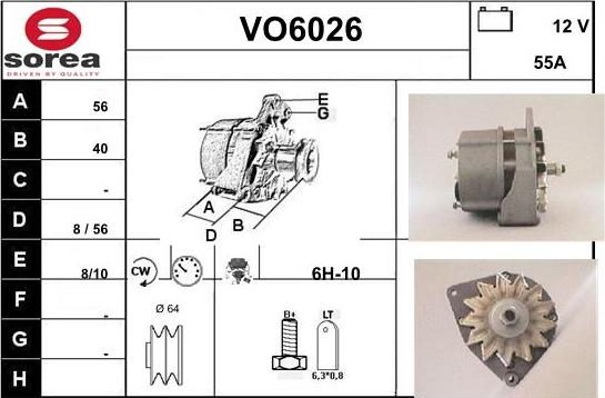 Sera VO6026 - Генератор autospares.lv