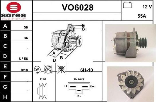 Sera VO6028 - Генератор autospares.lv