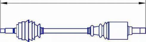 Sercore 22720 - Приводной вал autospares.lv